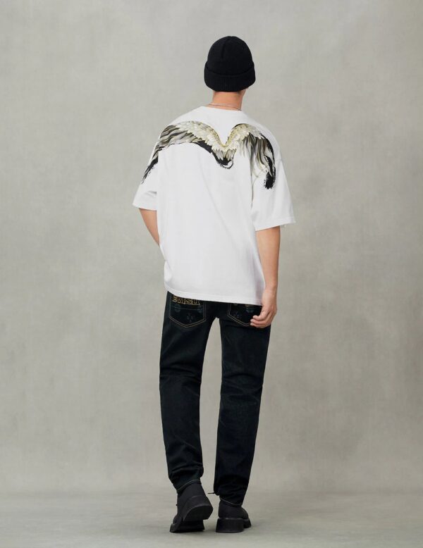 img_4480-2 Evisu Crane Flying Wings with Daicock Print Loose Fit T-Shirt