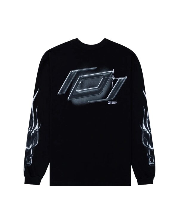 One Source Mettalic Longsleeve Black