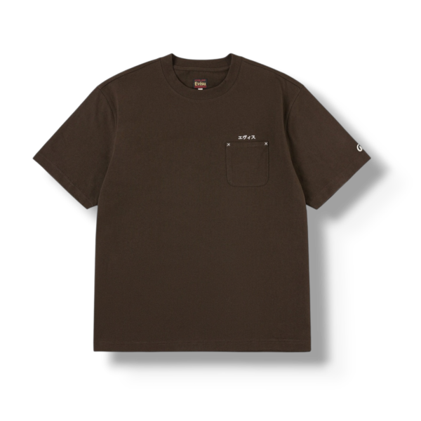 photoroom_20260723_042613 Evisu Japanese Logo Embroidery Pocket T-shirt