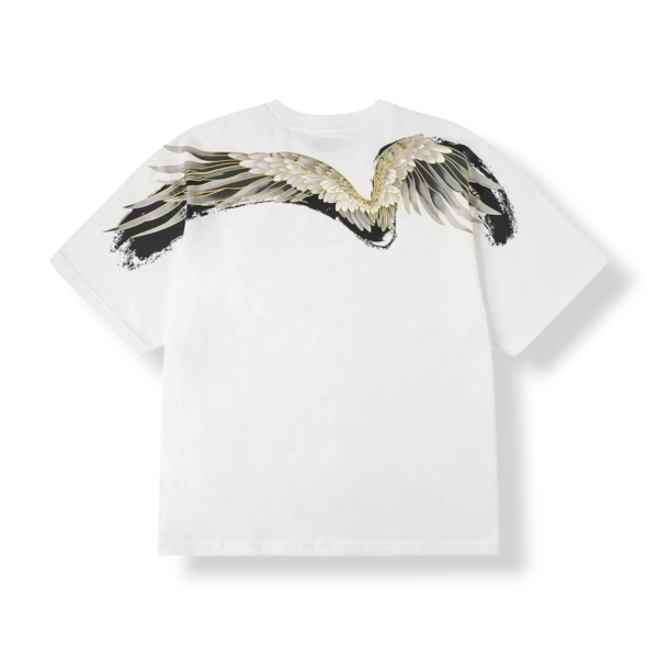 photoroom_20260723_044819 Evisu Crane Flying Wings with Daicock Print Loose Fit T-Shirt