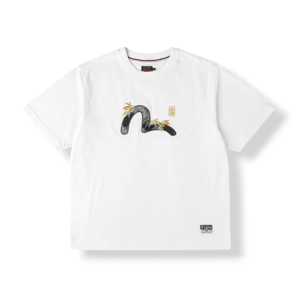 Evisu Brocade Seagull Appliqué T-Shirt
