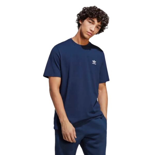 Camiseta Adidas Originals Trefoil Ess Básica Masculina Navy